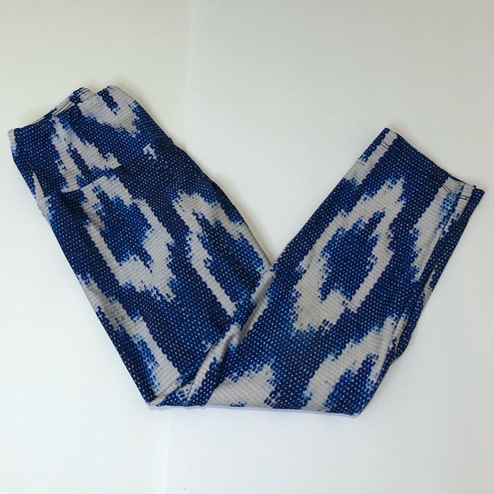 Goldsheep blue and gray capri leggings x small - Picture 1 of 4
